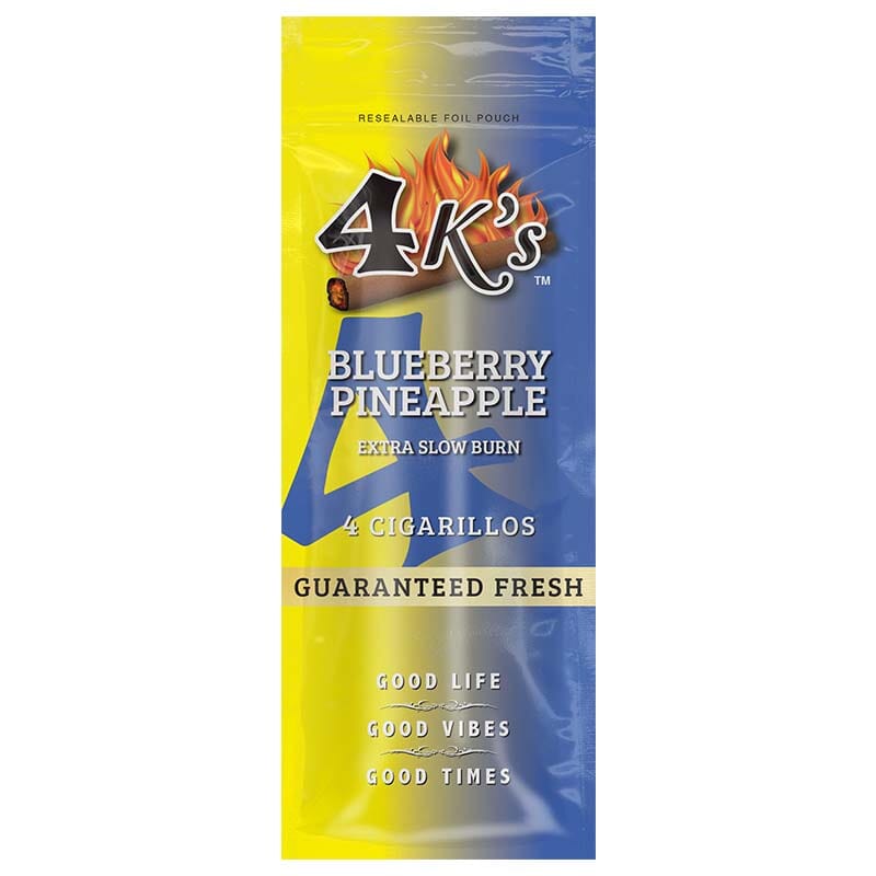 Good Times 4k's Blueberry Pineapple Cigarillos Machine Made Good Times
