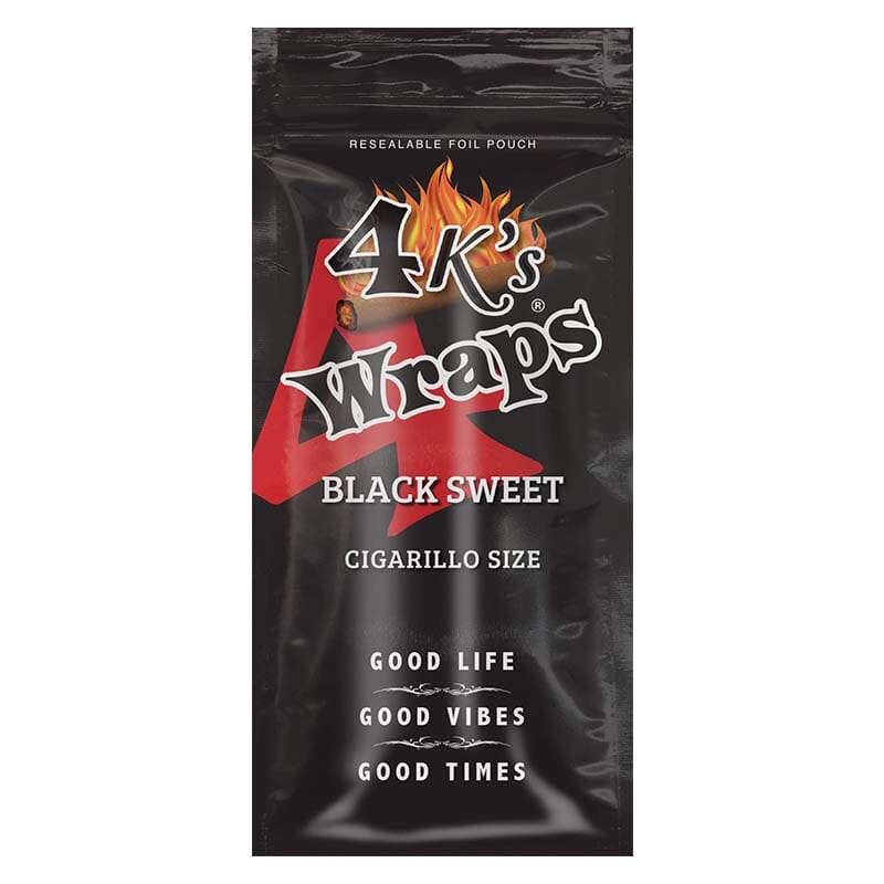 Good Times 4k's Black Sweet Cigarillos Machine Made Good Times
