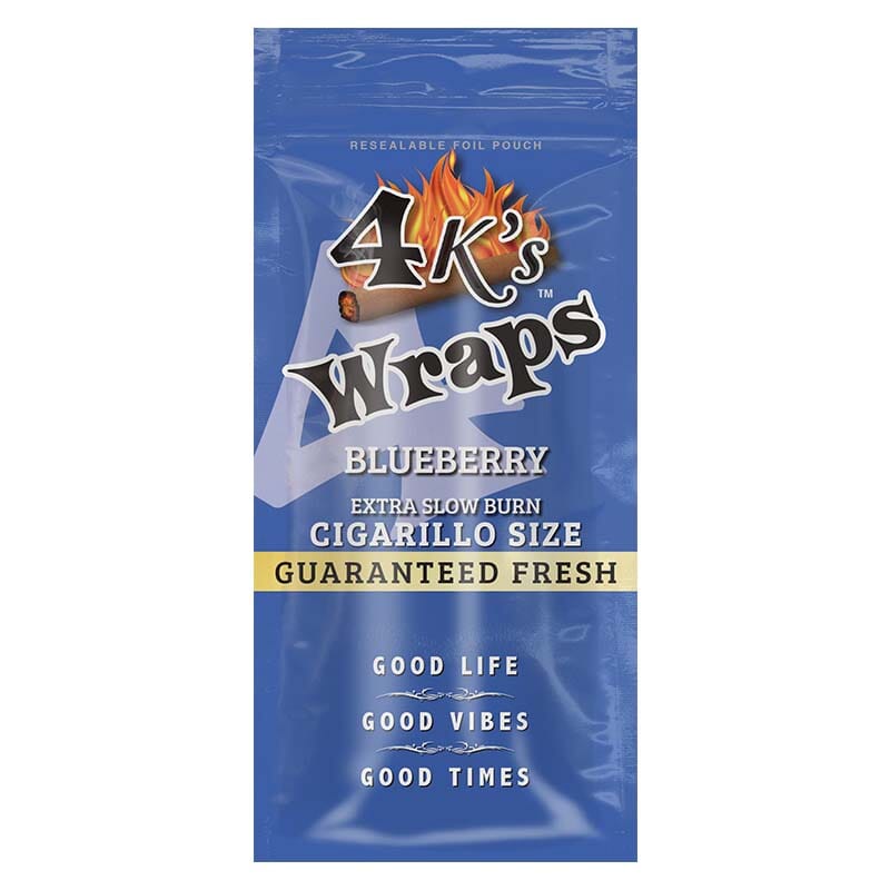 Good Times 4k's Wraps Blueberry Blunt Wraps Good times