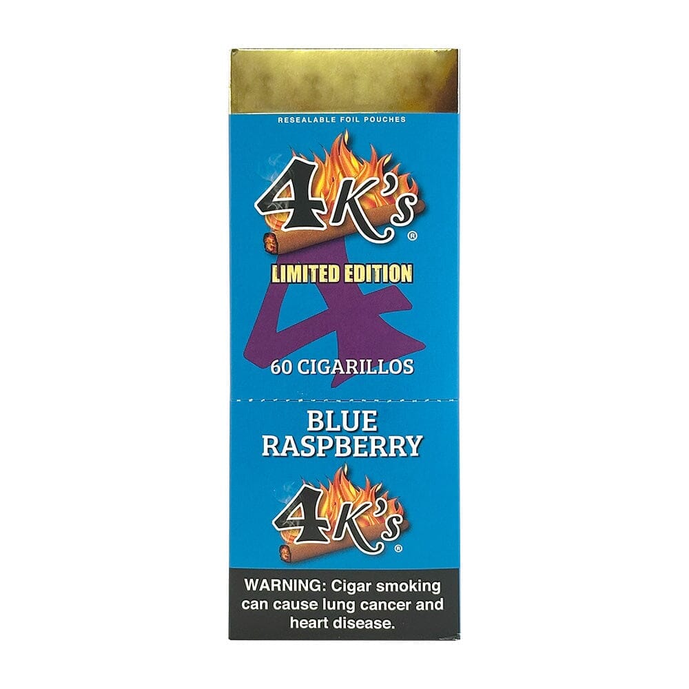 Good Times 4k's Blue Raspberry Cigarillos Machine Made Good Times