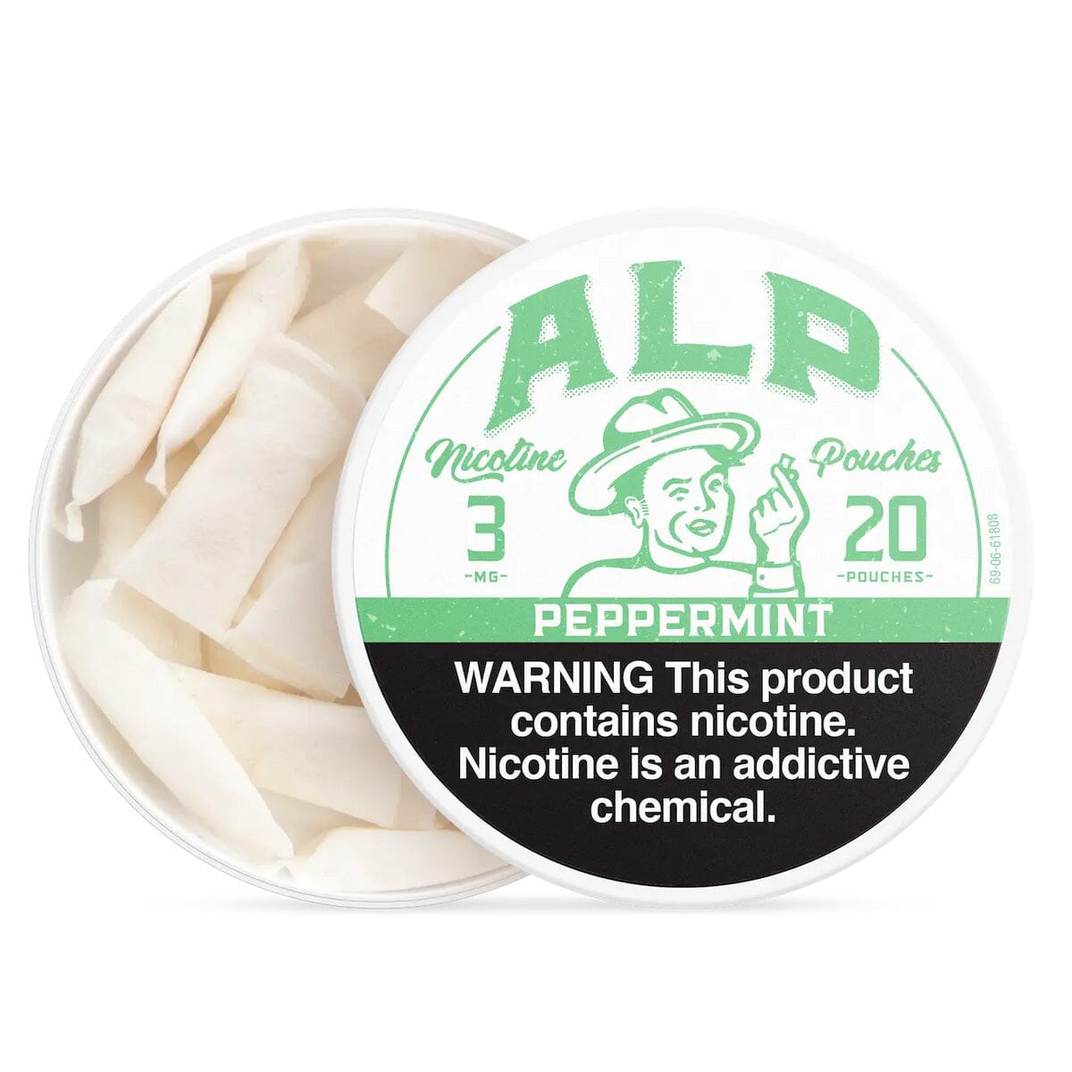 ALP Peppermint Nicotine Pouches Smokeless ALP