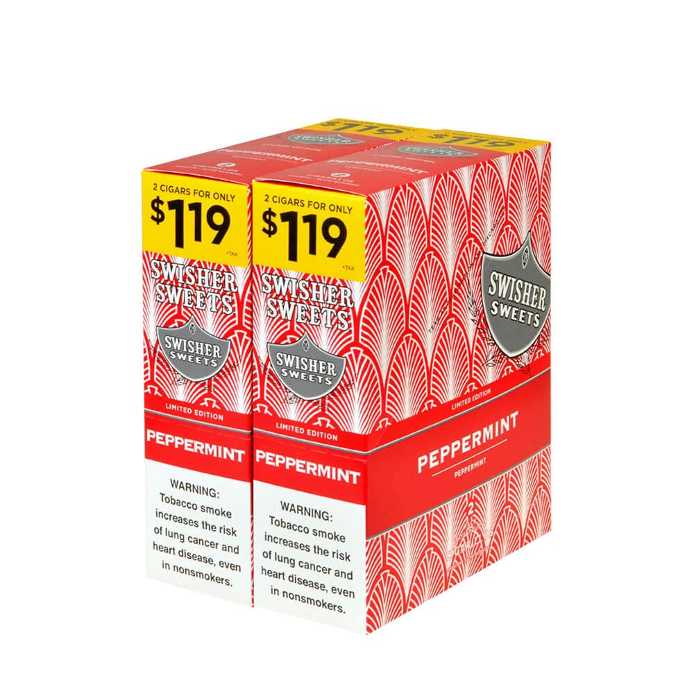Swisher Sweets Peppermint Cigarillos Machine Made Swisher Sweets