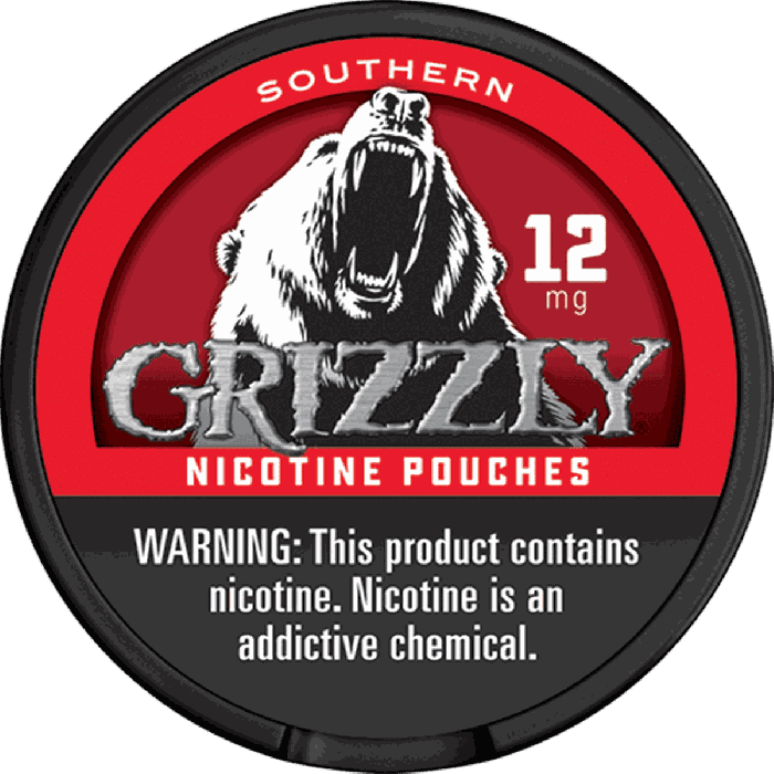 Grizzly Nicotine Pouches Southern Smokeless Grizzly