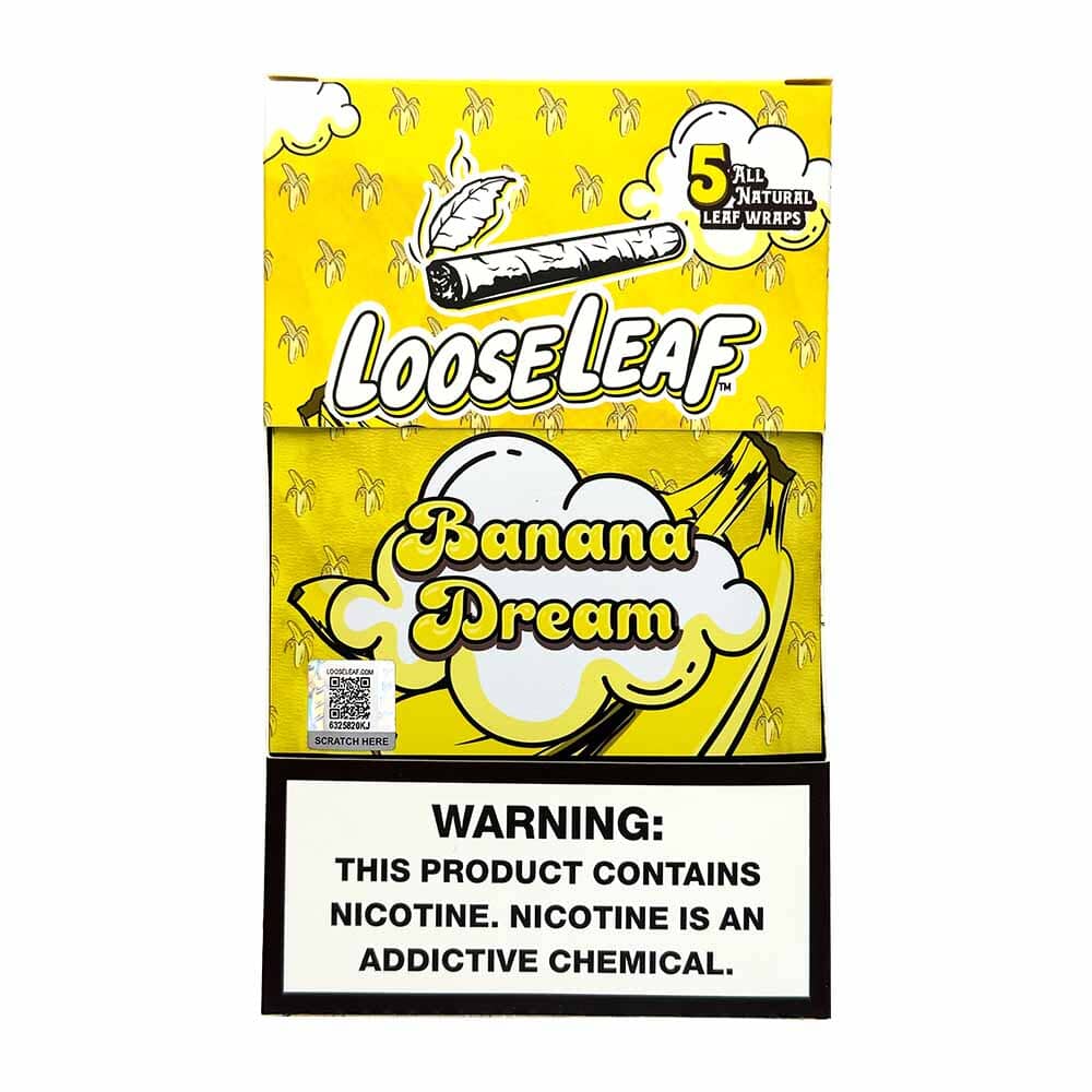 LooseLeaf Wraps Banana Dream Cigar Leaf LooseLeaf