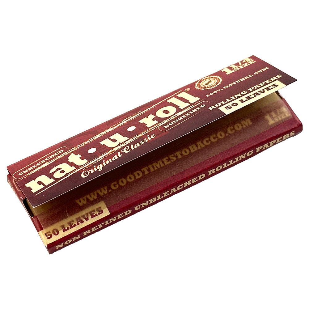 Nat-U-Roll Classic 1 1/4 Rolling Papers RYO Supplies Nat-U-Roll