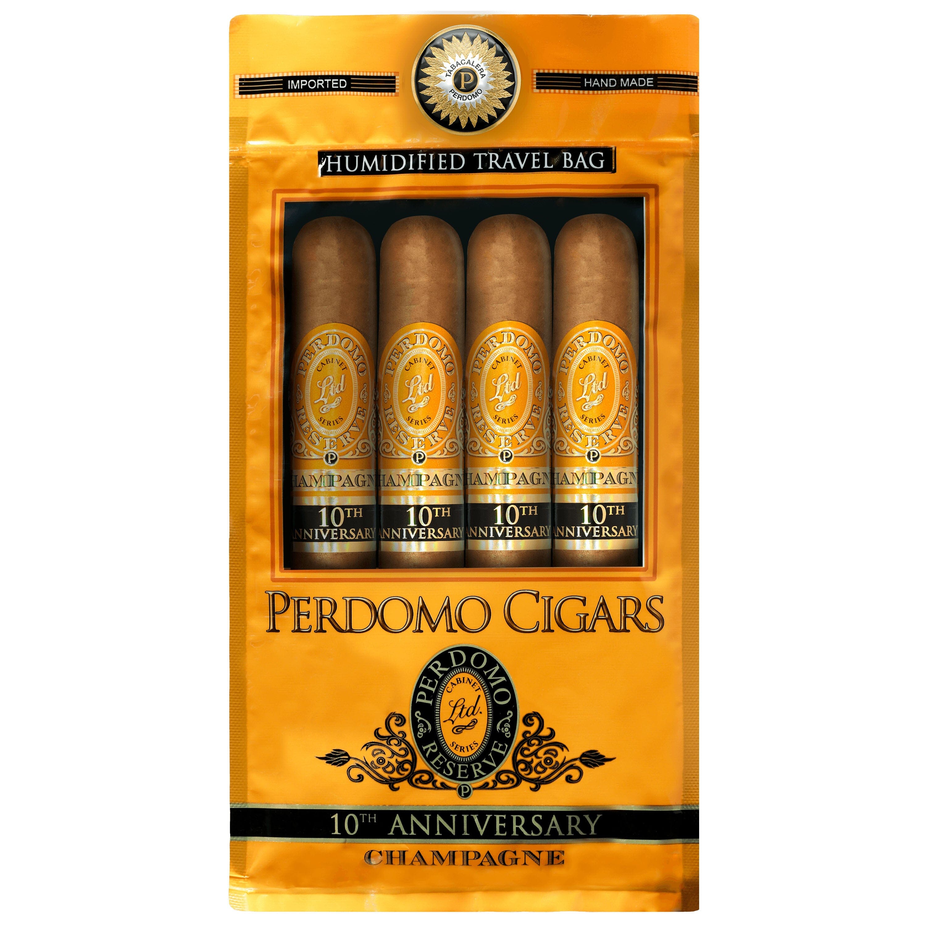 Perdomo Champagne Epicure Pack of 4 Premium Cigars Perdomo