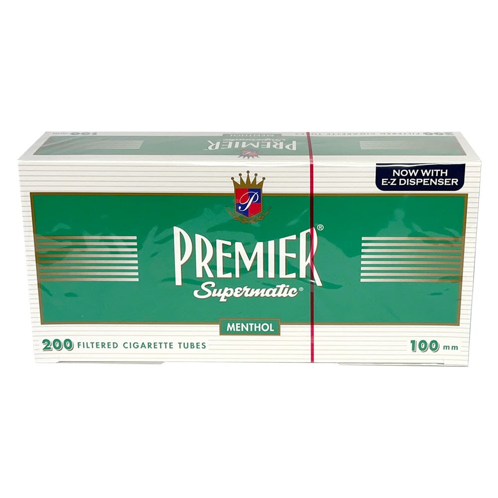 Premier Menthol Cigarette Tubes RYO Supplies Premier
