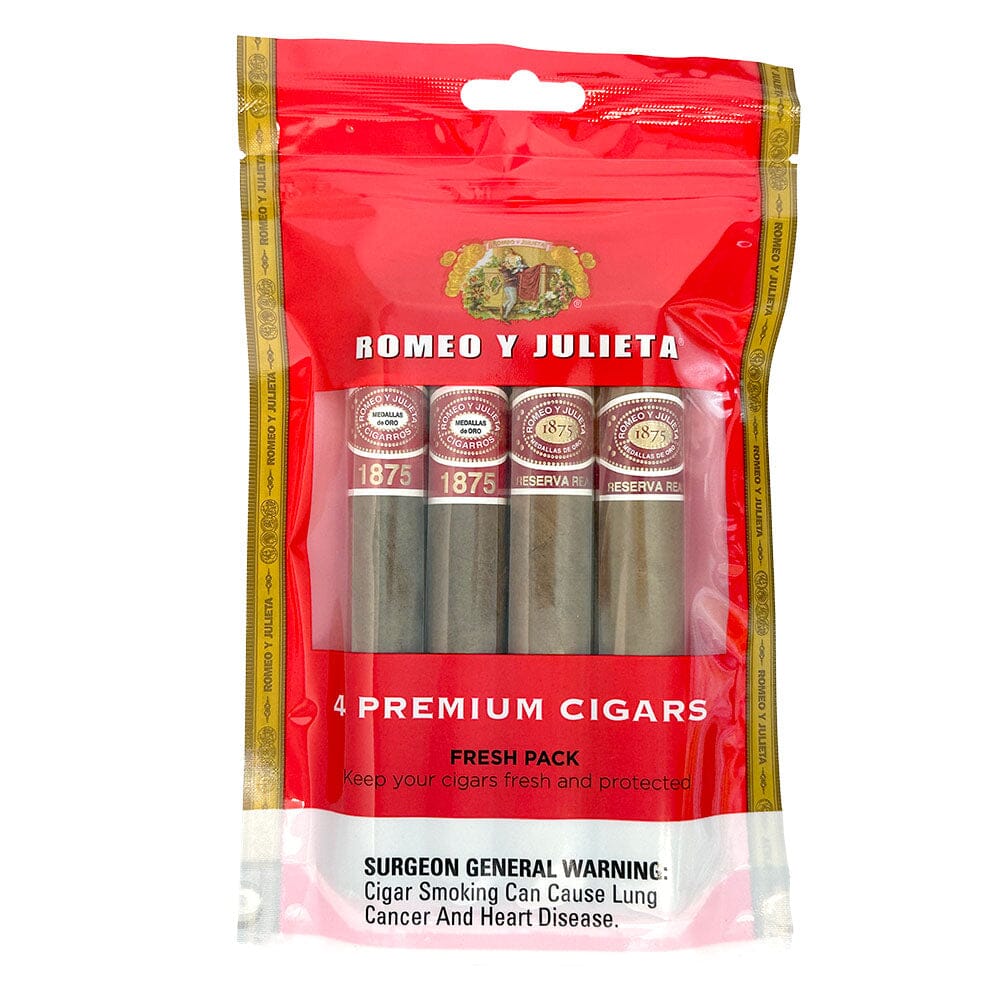 Romeo y Julieta 1875 and Reserva Real Fresh Packs Premium Cigars Romeo y Julieta