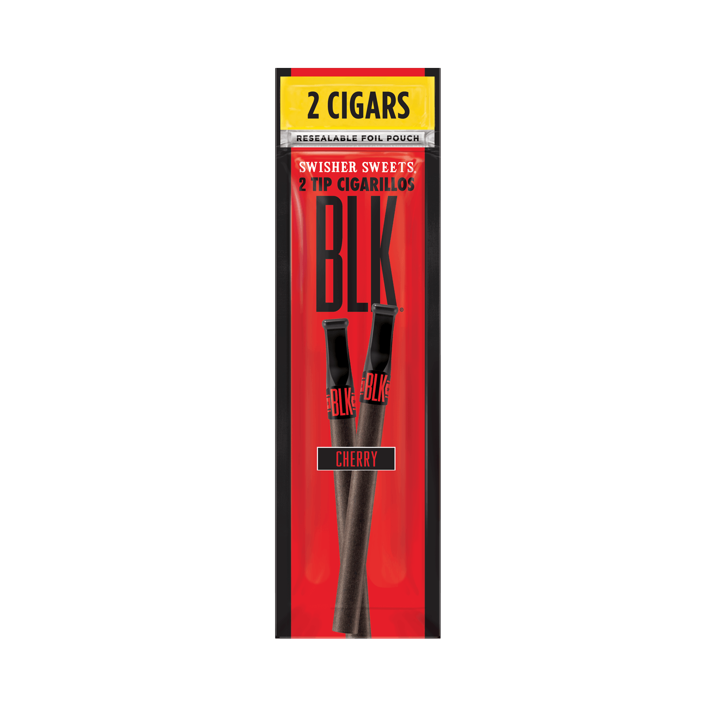 Swisher Sweets BLK Cherry Tip Cigarillos Machine Made Swisher Sweets