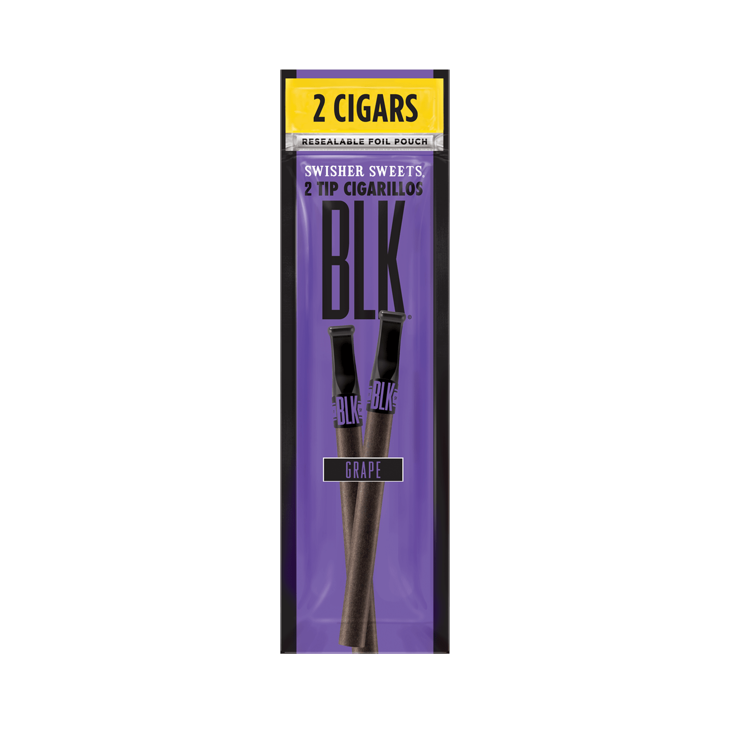 Swisher Sweets BLK Grape Tip Cigarillos Machine Made Swisher Sweets