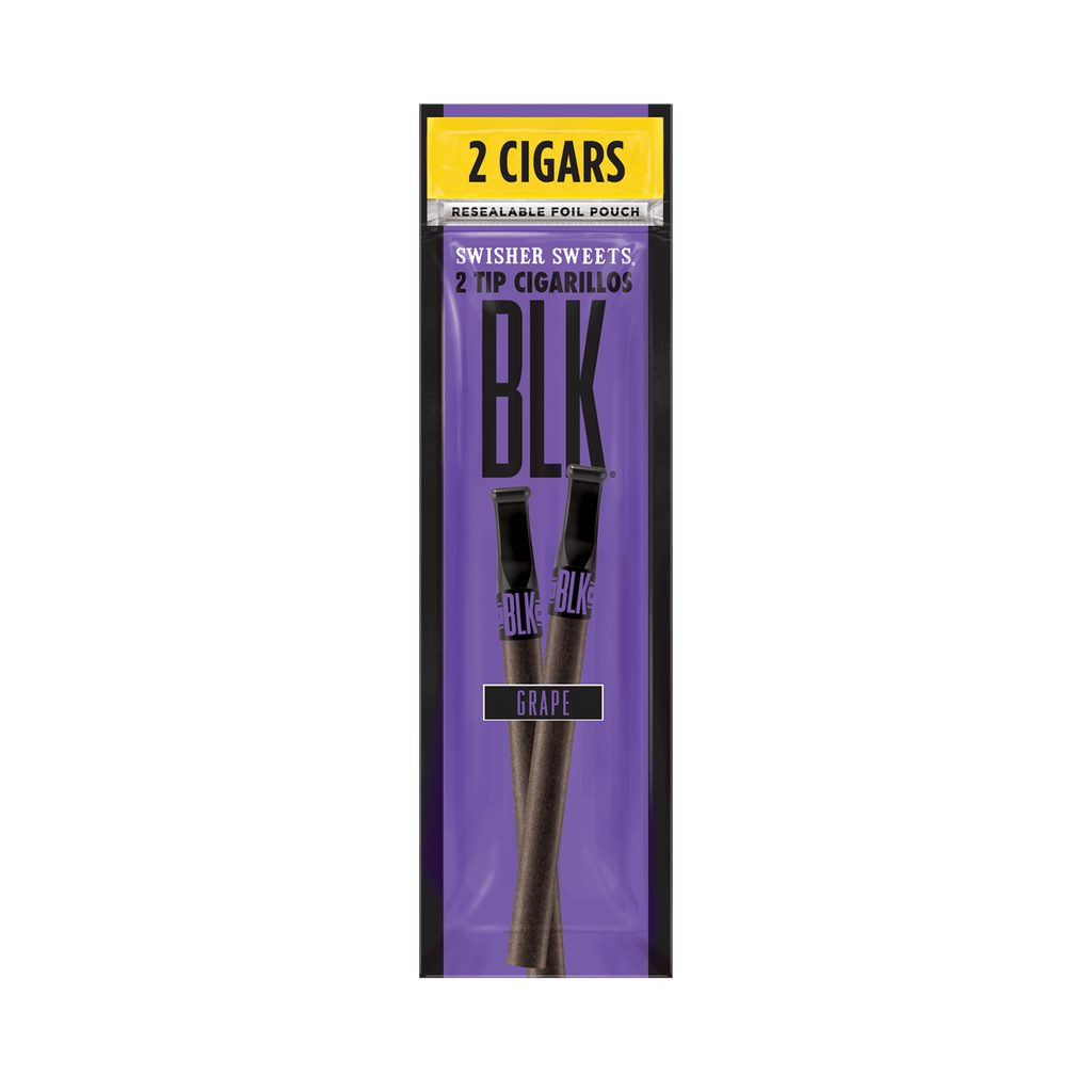 Swisher Sweets BLK Grape Tip Cigarillos Machine Made Swisher Sweets
