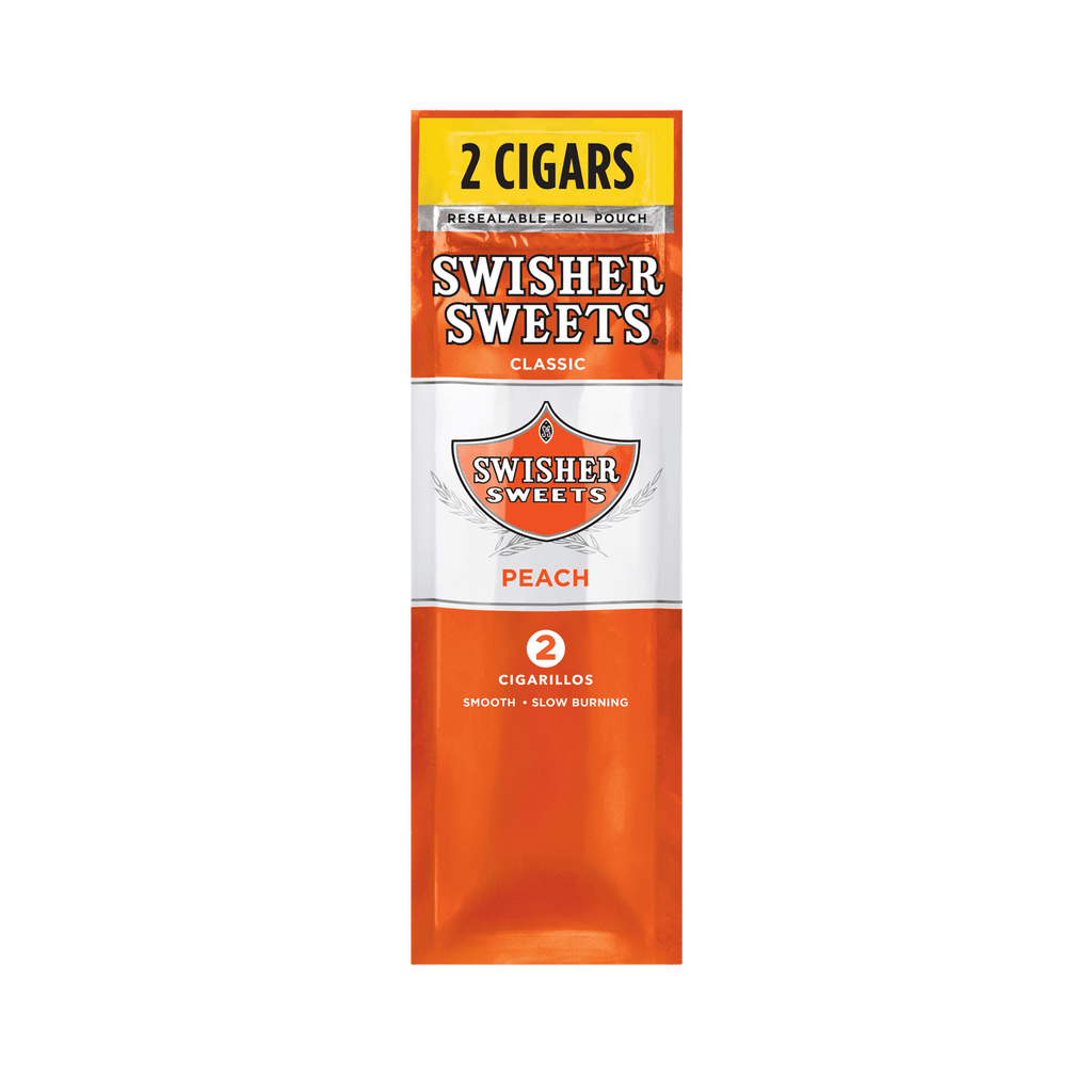 Swisher Sweets Peach Cigarillos Machine Made Swisher Sweets