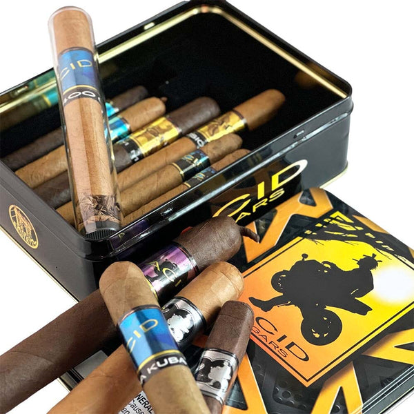 Acid Sampler Collector's Tin Premium Cigars Acid