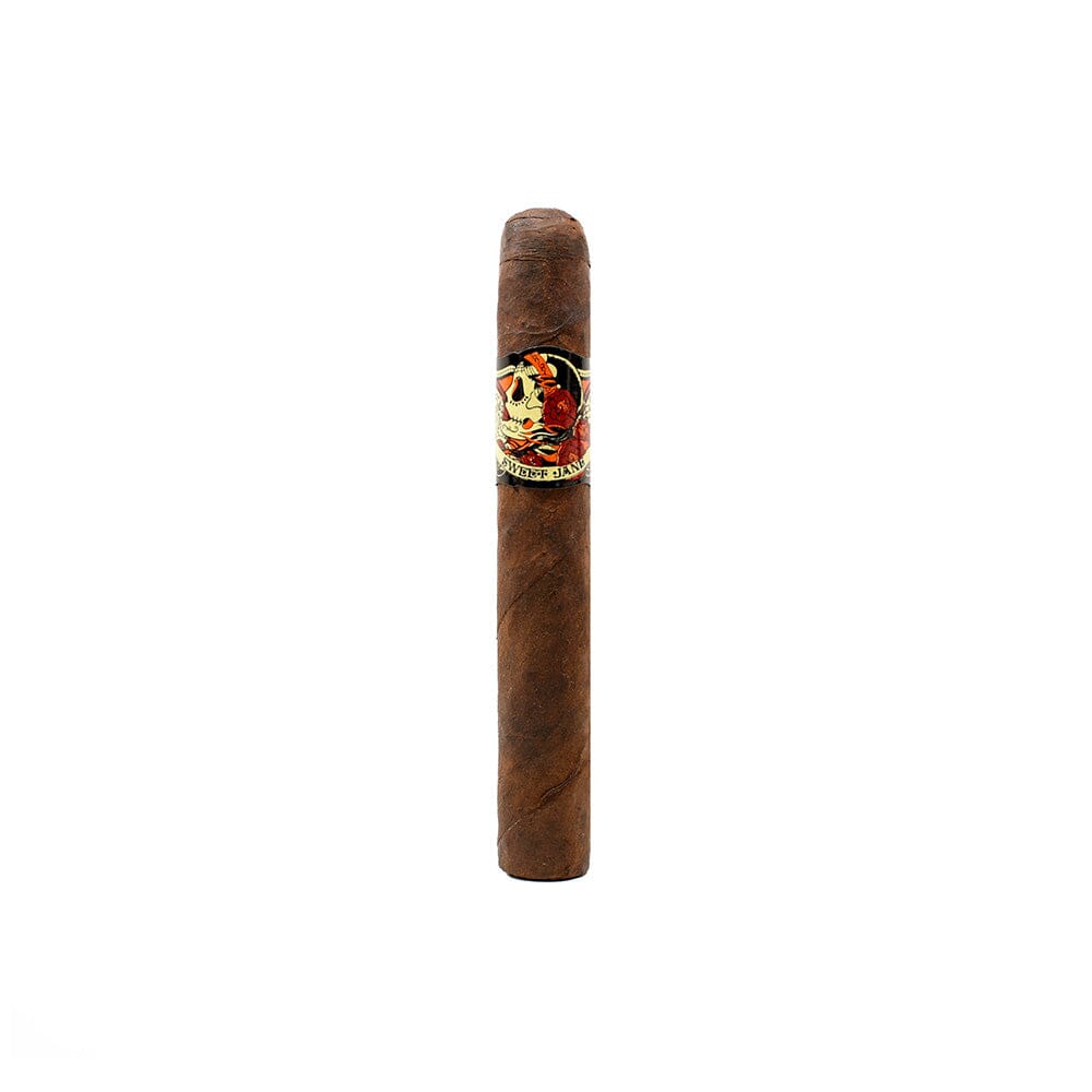 Premium Deadwood Sweet Jane Maduro Corona cigar from Deadwood, showcasing its rich dark wrapper and rolled shape.