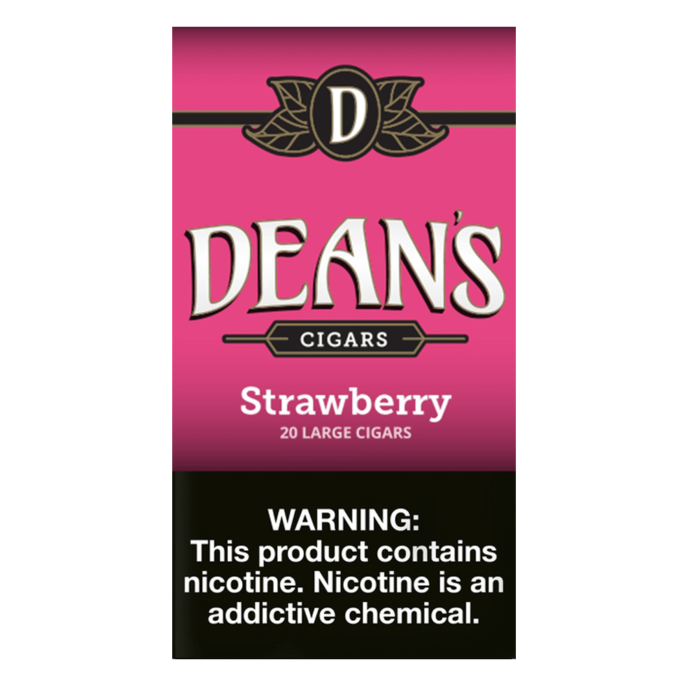 Dean's Strawberry Filtered Cigars Little Cigars Dean's