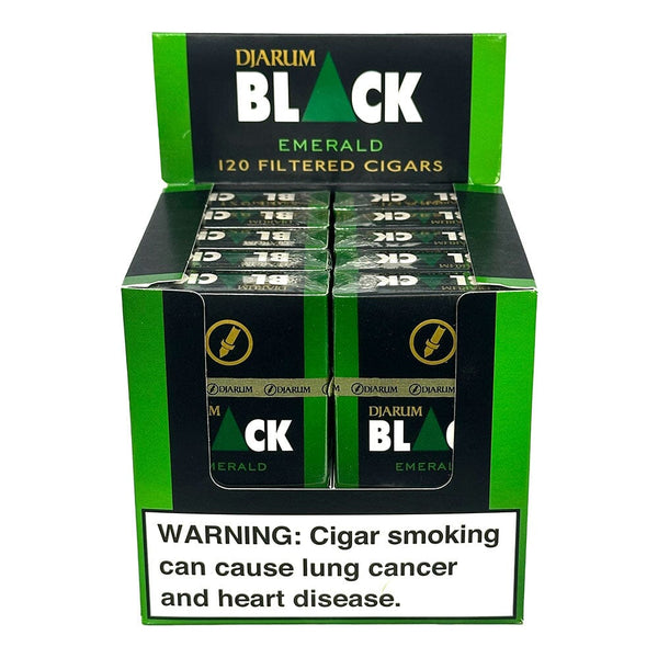 jerome black cigarettes Djarum Black Emerald Little Cigars