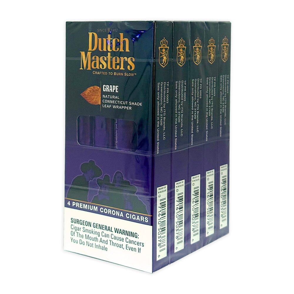 Dutch Masters Grape Natural Corona Cigars Machine Made Dutch Masters
