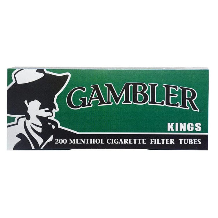 Gambler Menthol Cigarette Tubes RYO Supplies Gambler