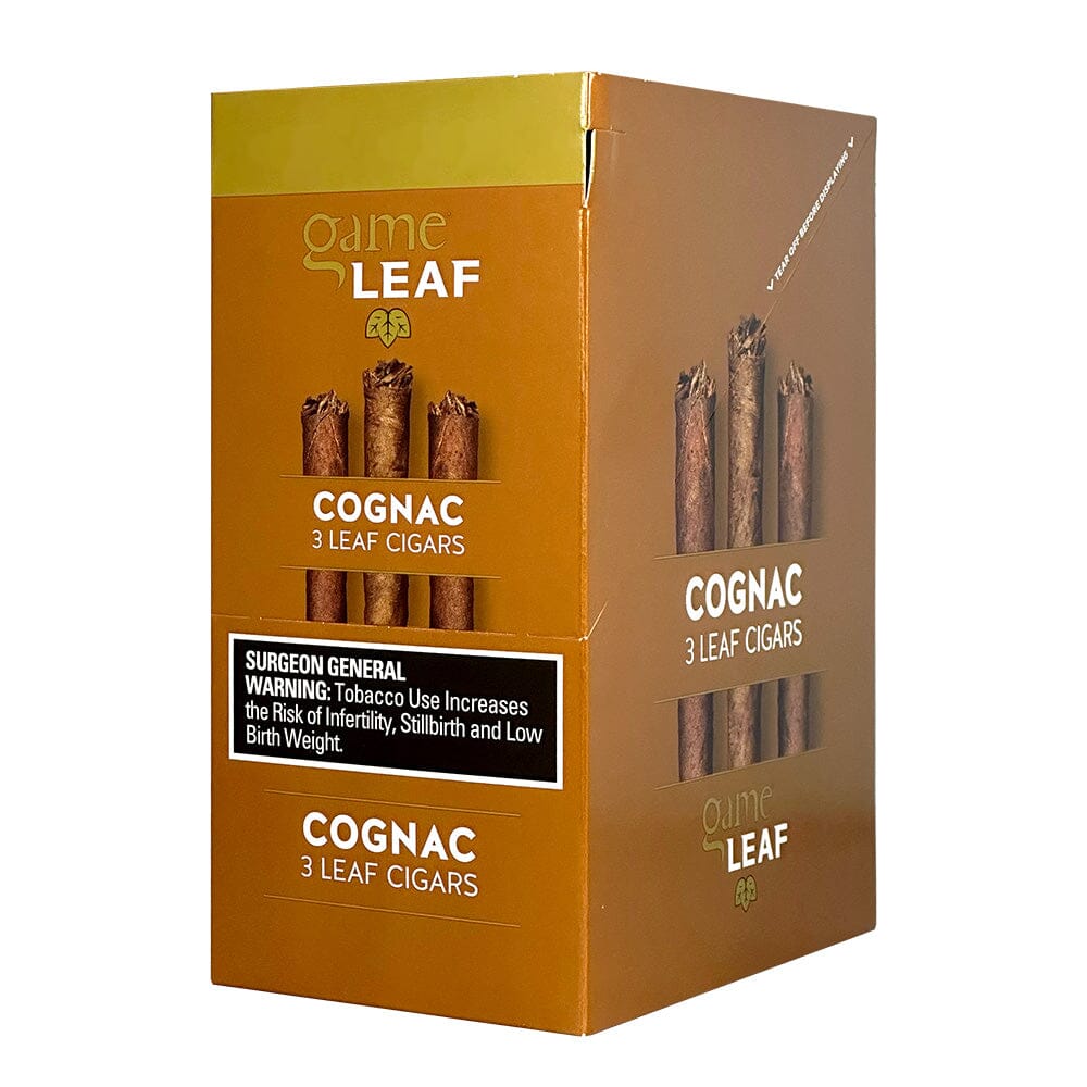 Game Leaf Cognac Cigarillos Machine Made Game