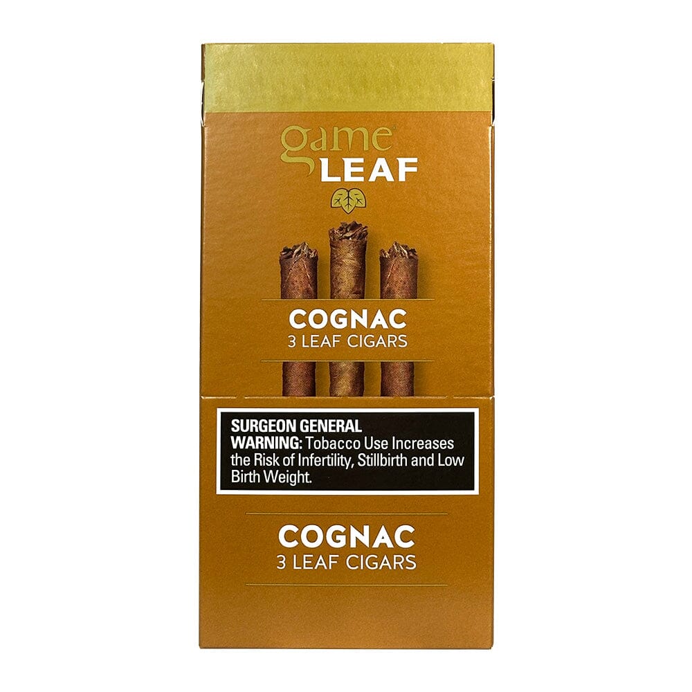 Game Leaf Cognac Cigarillos Machine Made Game