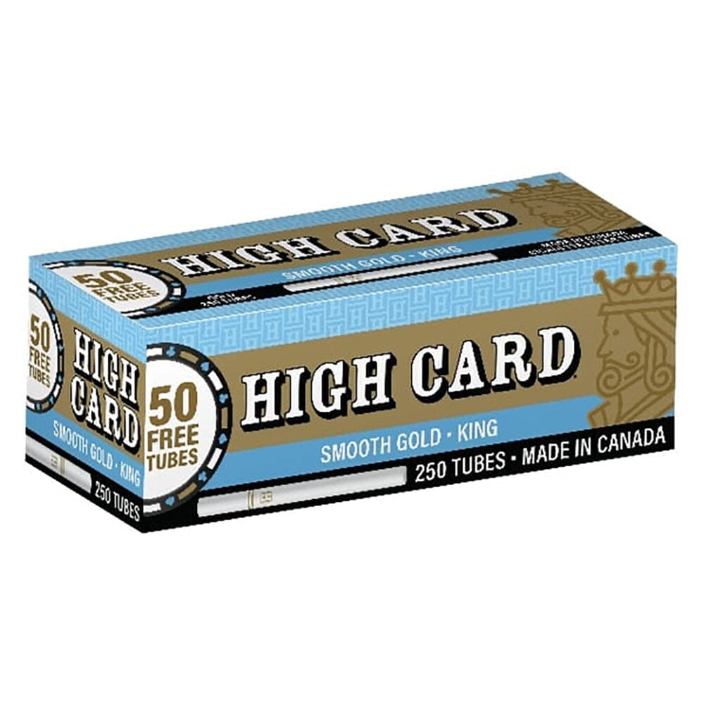 High Card Gold Cigarette Tubes RYO Supplies High Card
