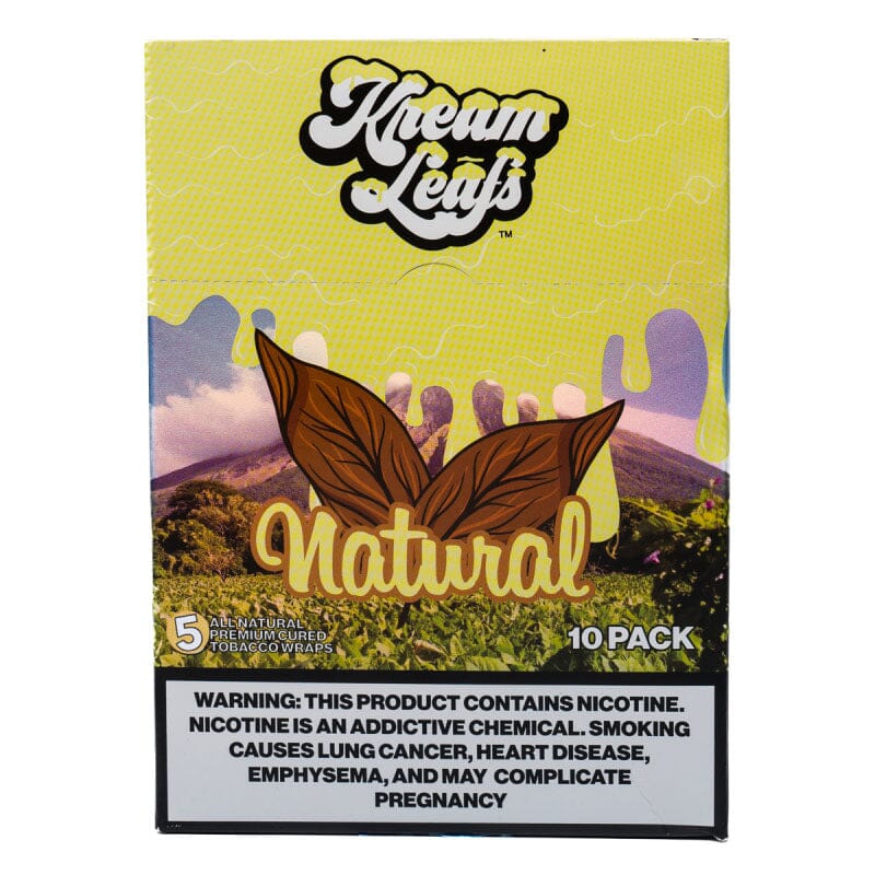 Kream Leafs Wraps Natural Cigar Leaf Kream Leafs
