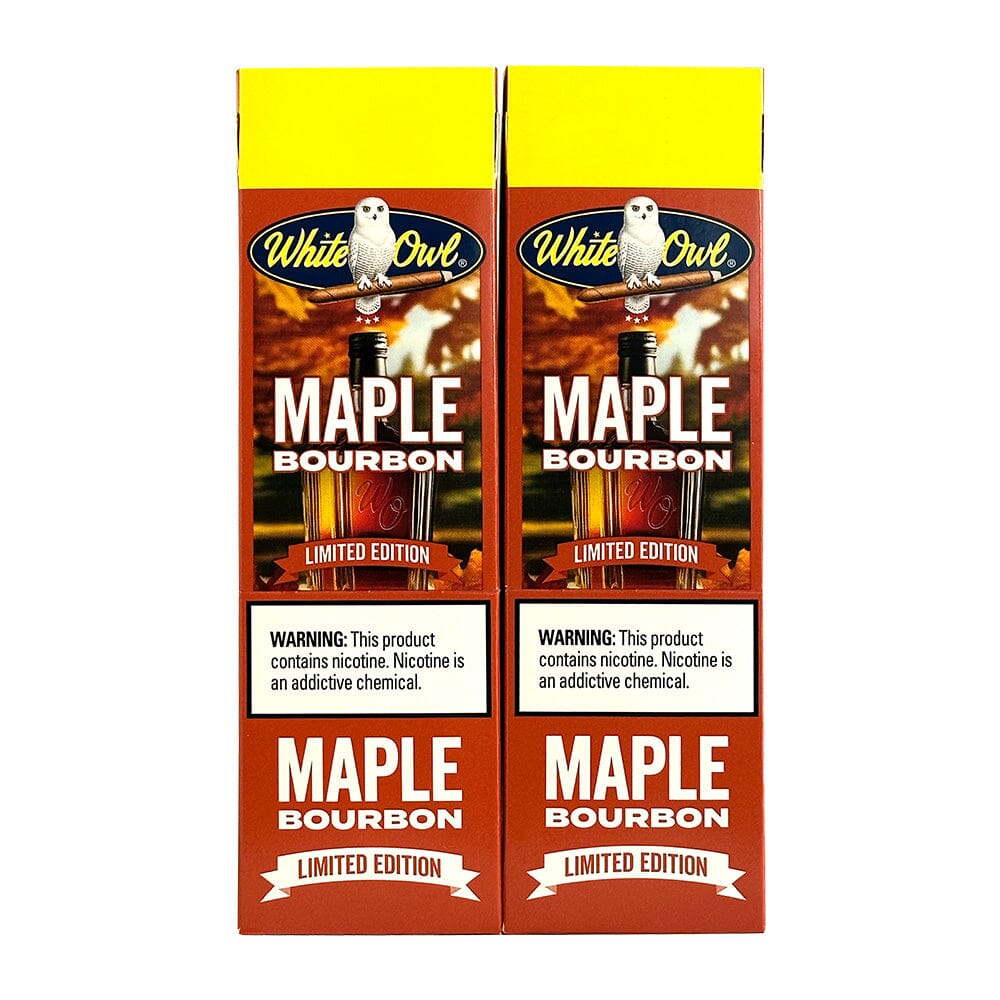 White Owl Maple Bourbon Cigarillos Machine Made White Owl