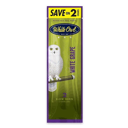 White Owl White Grape Cigarillos Machine Made White Owl