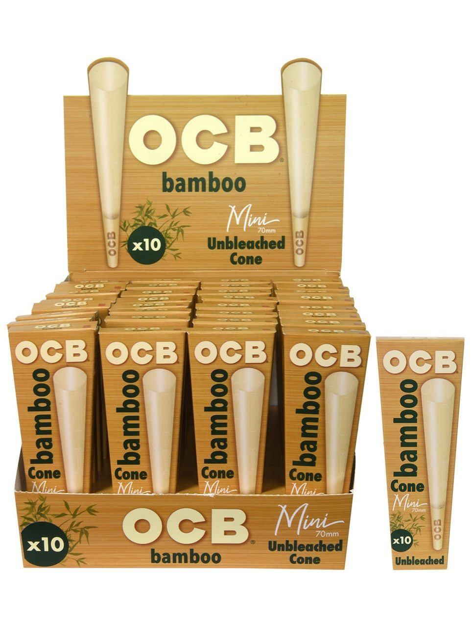 OCB Bamboo Mini Cones Cigar Cones OCB