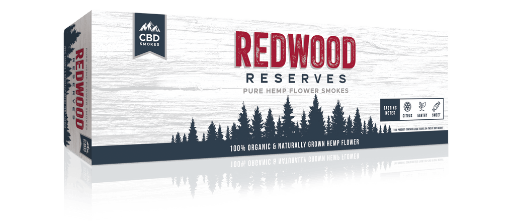 Redwood Reserve Hemp Smokes CBD Smokes Redwood Reserves Natural 10 Packs of 20
