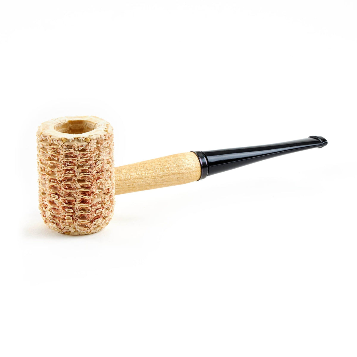 Missouri Meerschaum Missouri Pride corn cob pipe with a natural wooden finish and classic shape, ideal for traditional pipe smoking.