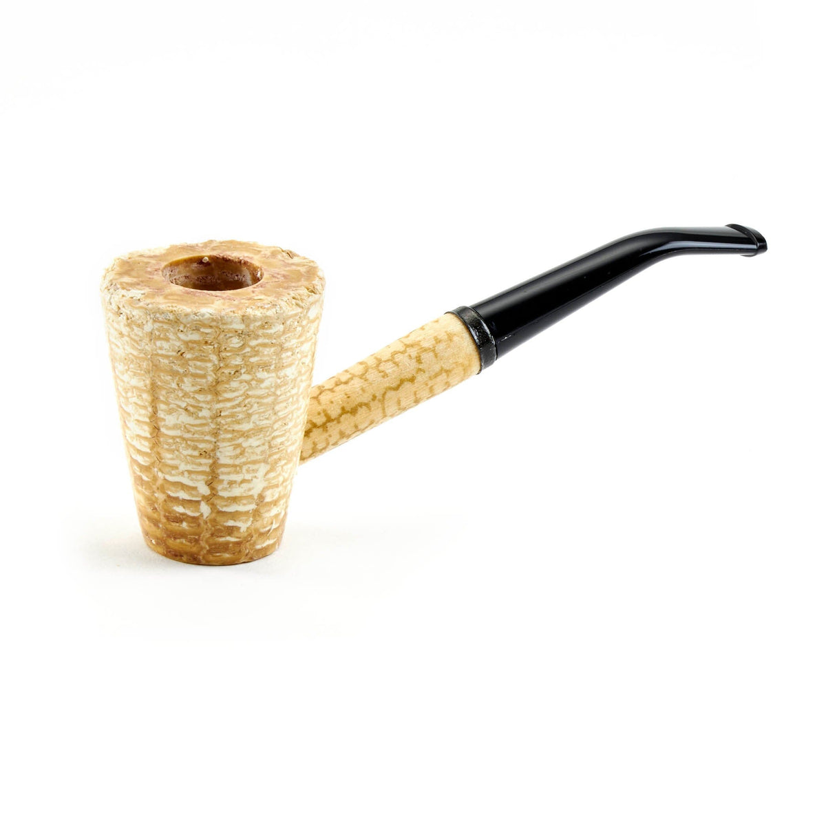 Missouri Meerschaum Mark Twain corn cob pipe with a classic shape and smooth finish, ideal for traditional pipe smoking.