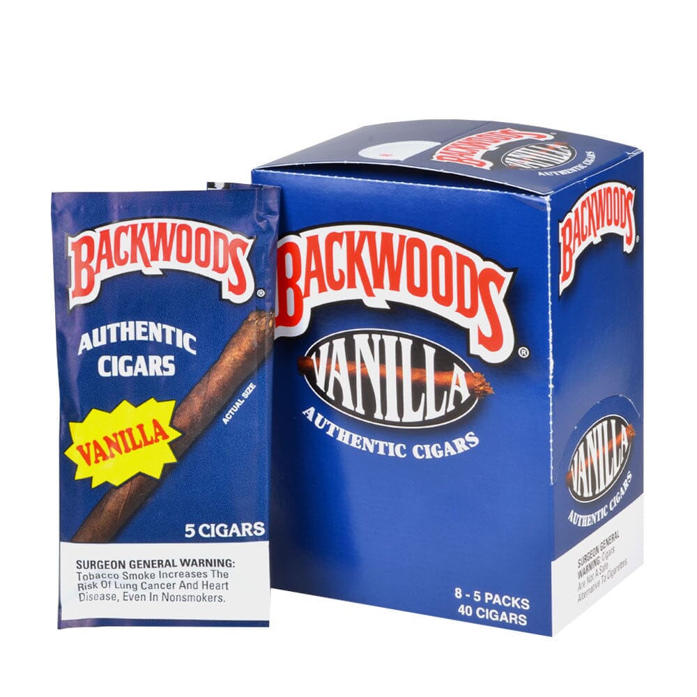 Backwoods Vanilla Cigars Machine Made Backwoods