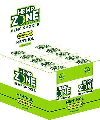 Hemp Zone Menthol Hemp Smokes CBD Smokes Hemp Zone