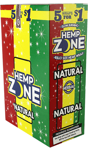 Hemp Zone Natural Hemp Wraps Blunt Wraps Hemp Zone