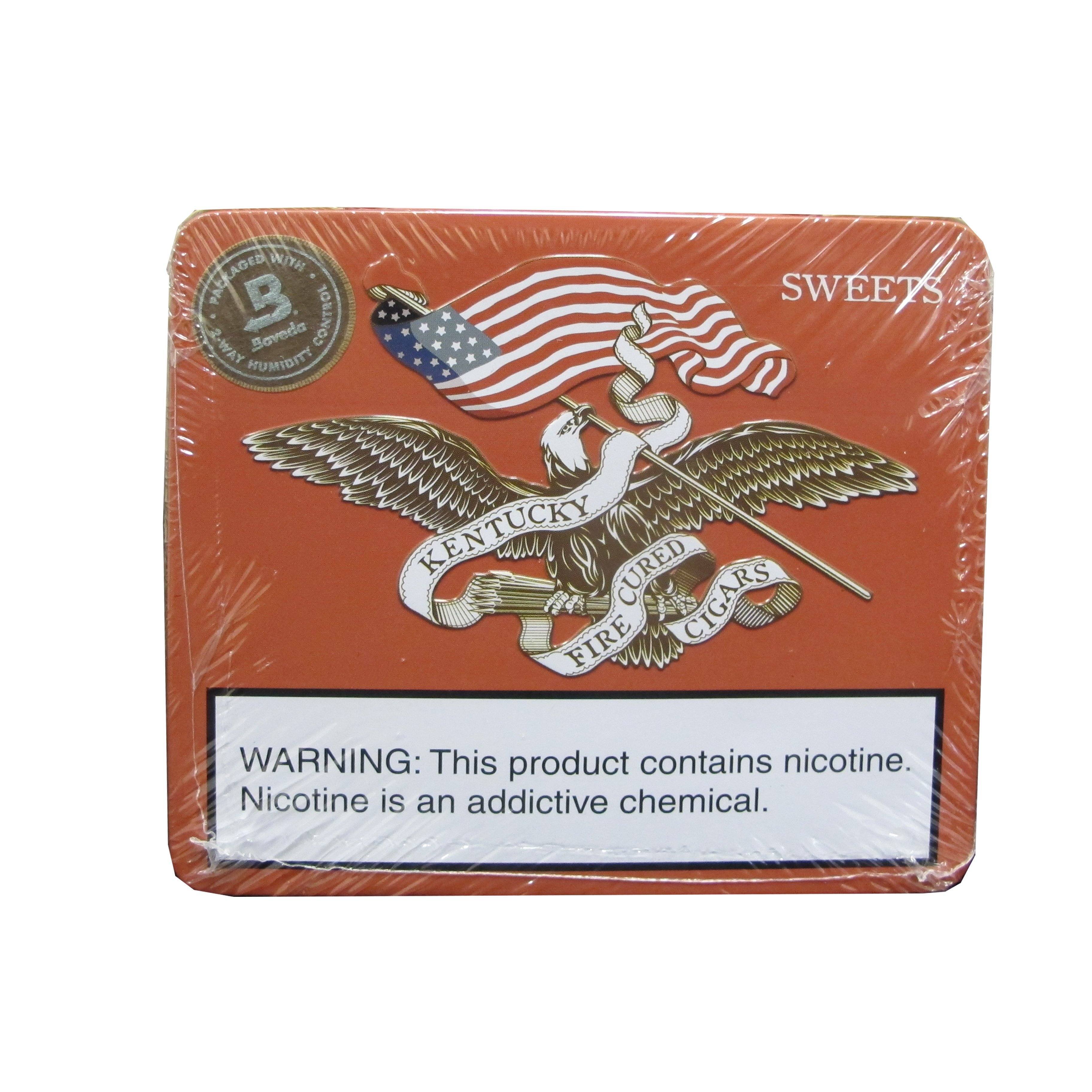 Muwat Kentucky Fire Cured Ponies Tins Premium Cigars Drew Estate KFC Ponies Sweet (4.0 x 32) 10ct Tin