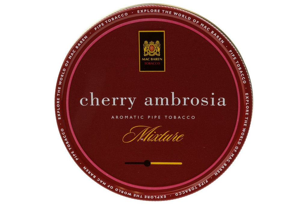 Mac Baren Cherry Ambrosia 3.5oz Tin Pipe Tobacco Mac Baren