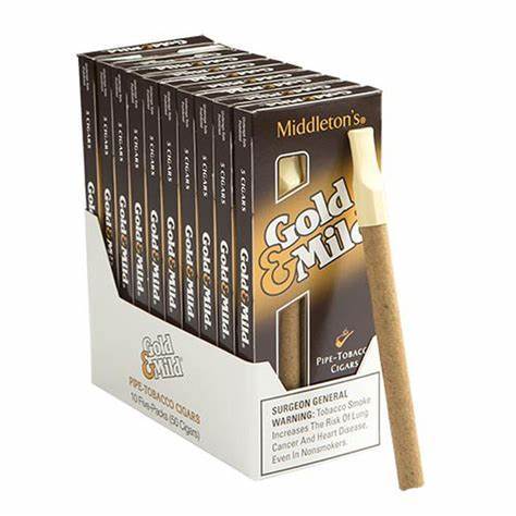 Middleton's Gold & Mild Cigars Machine Made Black & Mild