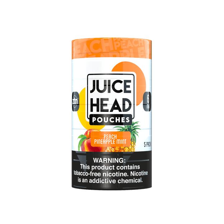 Juice Head Pouches Peach Pineapple Mint Smokeless Juice Head