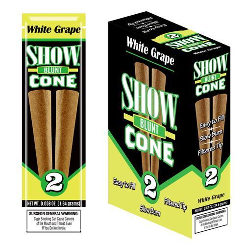 Show Blunt Cone Cigars White Grape Machine Made Show
