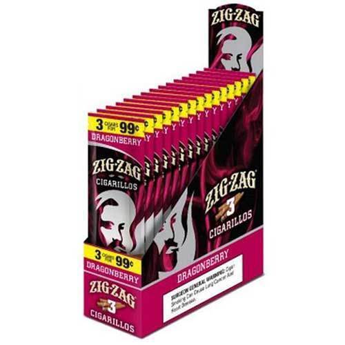 Zig Zag Dragonberry Cigarillos Machine Made Zig Zag