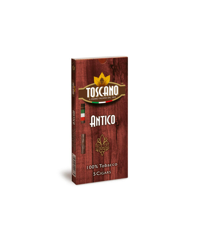 Toscano Antico Premium Cigars Toscano Antico (6.0" x 38) Pack of 5