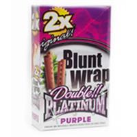 Blunt Wrap Purple Double Platinum Wraps - Mom's Cigars