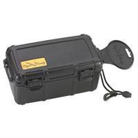 Cigar Caddy Black Travel Humidor - Mom's Cigars