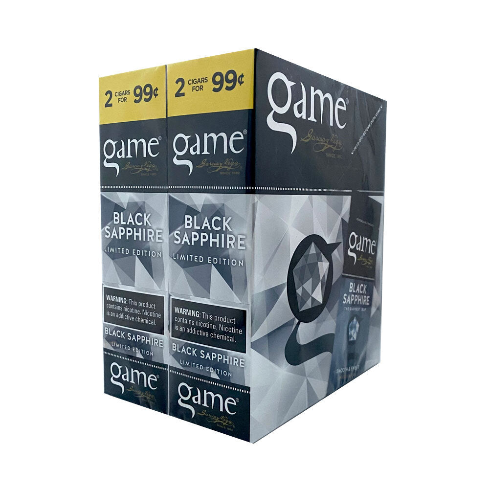 Game Black Sapphire Cigarillos Machine Made Game