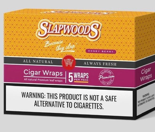 Slapwoods Wraps Honey Berry Cigar Leaf Slapwoods