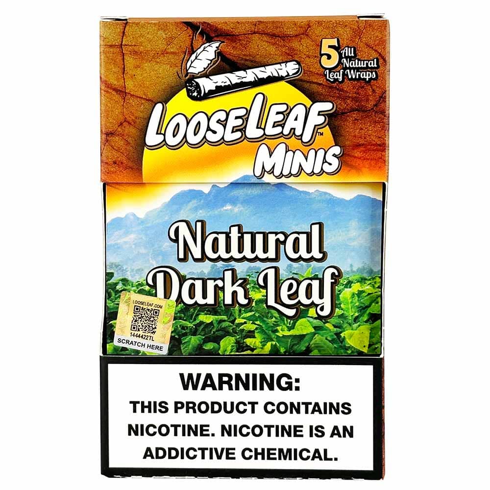 LooseLeaf Mini's Natural Dark Cigar Leaf LooseLeaf
