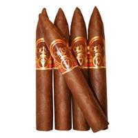 Oliva Serie V Premium Cigars torpedo pack with five cigars, showcasing dark, rich wrapper and detailed cigar band.
