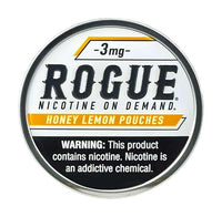 Rogue Nicotine Pouches Honey Lemon Smokeless Rogue