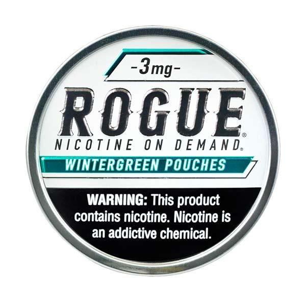 Rogue Nicotine Pouches Wintergreen Smokeless Rogue